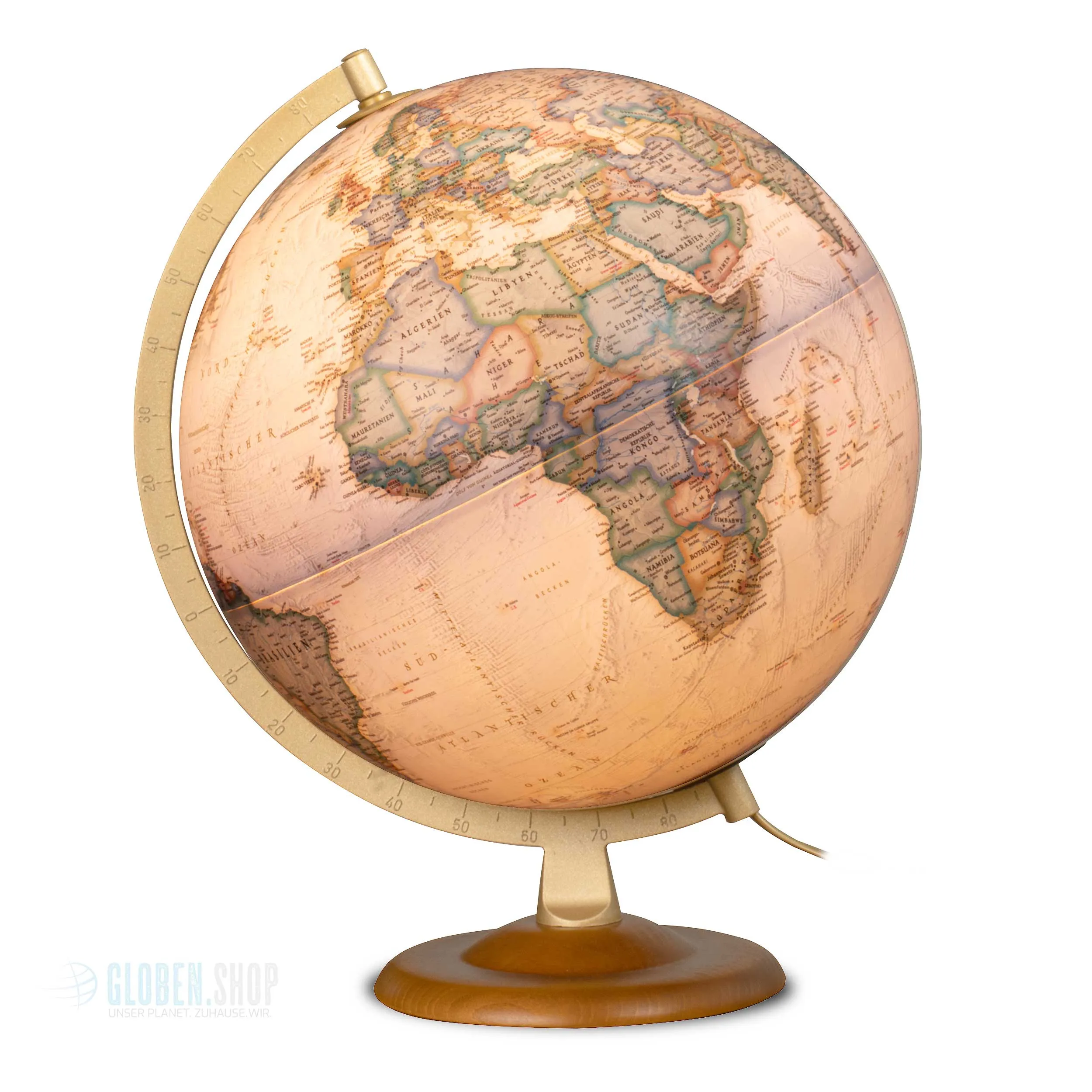 Desk globe National Geographic "Gold Executive" - Ø 30 cm / 11,81 inch